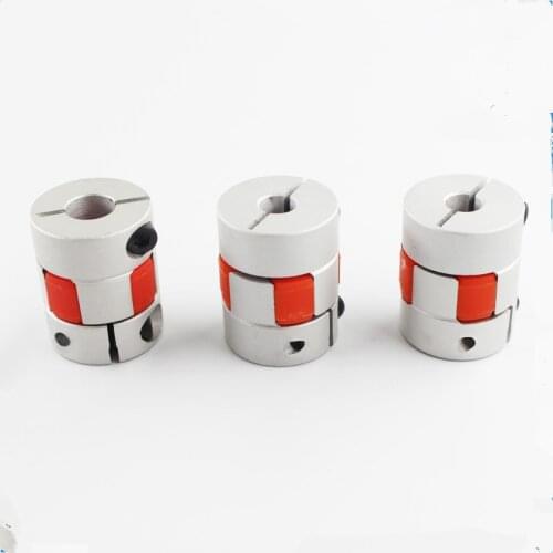 Funssor 2pcs Z axis 5x8mm Jaw Shaft Coupler for Reprap Creality CR-10 3D printer 5mm To 8mm Flexible Coupling Router Connector