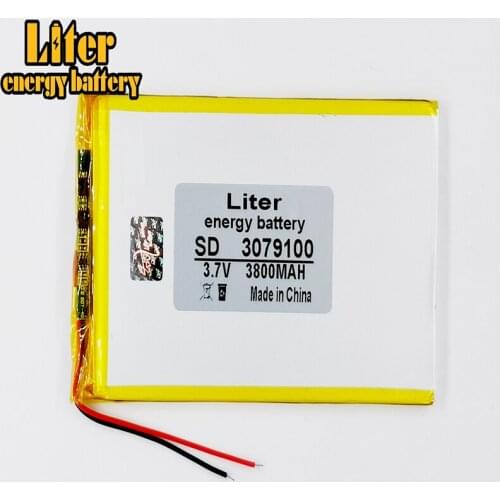3.7V,3800mAH 3079100 (polymer lithium ion battery) Li-ion battery for tablet pc 7 inch 8 inch 9inch
