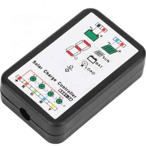 6V 12V PWM Solar Charge Controller Support for Lithium and Ni-Mh Batteries Solar Controller Charge