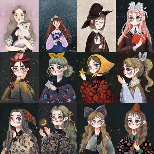 LUOVIZEM DIY 5D Diamond Painting Cartoon Portrait Full Square/Round Drill Mosaic Embroidery Cross Stitch Home Decor Picture