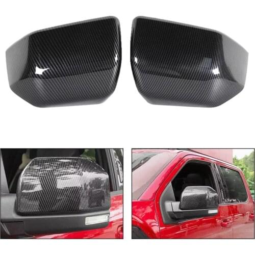 2 Pcs Car Accessories Modified Rearview Mirror Decoration Rear-View Mirror Protective Cover Sticker For 17-20 Ford Raptor F150