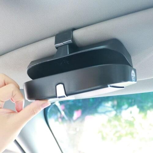 Car Sun Visor Sunglass Storage Box Multifunction Glasses Case for Citroen C-Quatre C-Triomphe Picasso C1 C2 C3 C4 C4L C5 Elysee