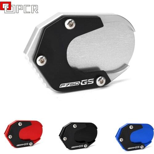 Free shipping Motorcycle CNC Side Stand Pad Plate Kickstand Enlarger Support Extension For BMW F750GS F750 GS 2018 2019 2020