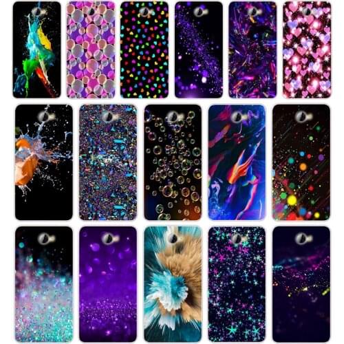 64 Shiny graffiti Silicone TPU Cover Phone Case On Case For Huawei Y3 II Y5 II Nova 5T GR3 P40 Lite E Case Soft