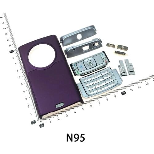 For Nokia N95 Housing Front Faceplate Frame Cover Case+Back cover/battery door cover+Keypad