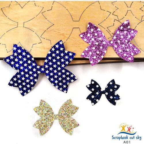 Bow tails DIY A01 Muyu Wooden Mold Scrapbook Cutting Dies Suitable For Market General Machines