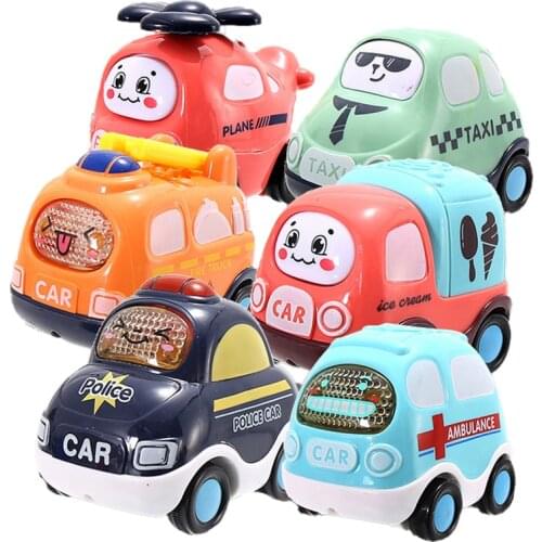 Kids Inertial Car Toys Car Truck Vehicles Accessories Toy With Cloth Bag Toys For Baby Newborn Learning Children Christmas Gift