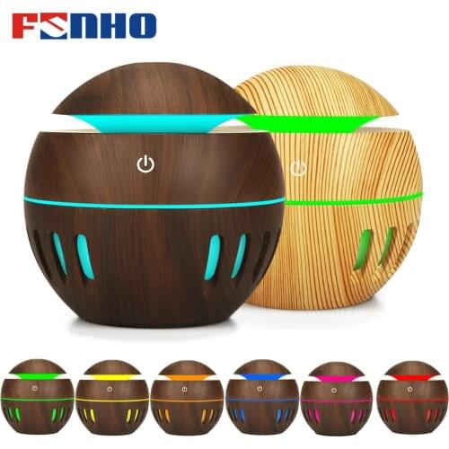 FUNHO USB Air Humidifier Ultrasonic Cool Mist Creative Mini Humidifier Oil Aroma Diffuser With 7 LED Night Light for Home Office