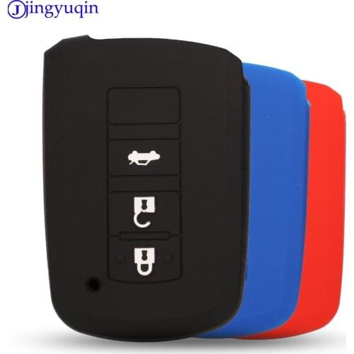 Jingyuqin Remote 3/4 B Car Key Case For Toyota Camry 2012 2.5v 2.5g 2.5s Fob Cover Keychain Protector Bag Auto Accessory
