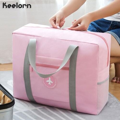 Keelorn Travel Waterproof Folding Travel Bag Portable Set Of Trolley Case Clothes Finishing Storage Bag