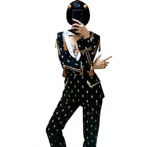 JoJos Bizarre Adventure Bruno Bucciarati Cosplay Costume full set top+pants