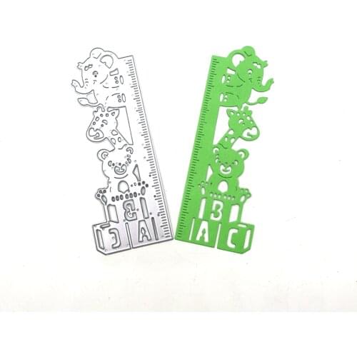 Julyarts Animal Ruler Scrapbooking Tools Metal Cutting Dies New 2021 for DIY Scrapbook Cutting Die Paper Cards Embossed