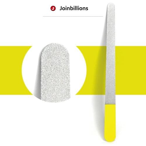 Joinbillions Stainless Steel Manicure Pedicure Nail Toenail File Double Sided Foot Care Metal Tools Large Size