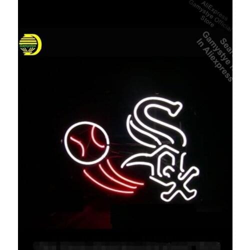 Neon Sign for Sports CWS Team Man Cave Neon Bulbs sign handcraft Glass Fast Shipping Neon Light Signs for Store Real Glass Neon