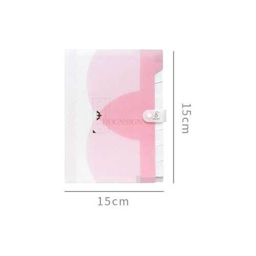 2pcs Bill folder bag multi-layer classification information book transparent file bag student finishing test paper folder