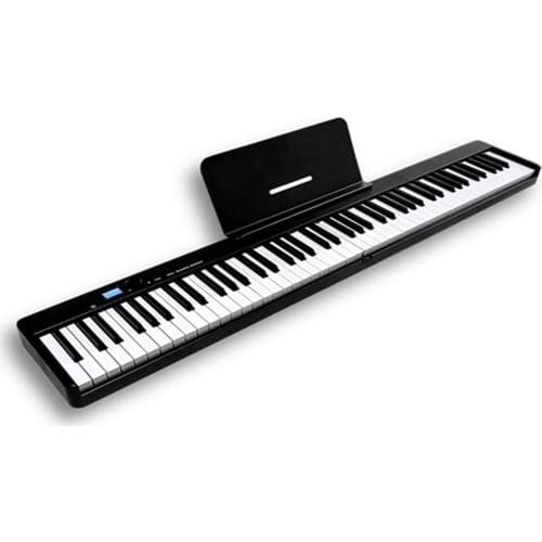 88-Keys Foldable Piano Multifunctional Digital Piano Portable Electronic Keyboard Piano for Piano Student Musical Instrument