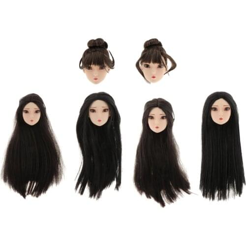 Fine 1/6 Beauty Head Sculpture Doll Head Model for PH 12 Inch Female Actions
