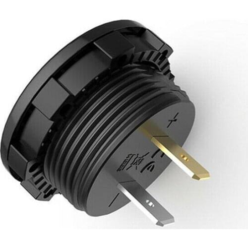 LED Voltmeter Motorcycle Car ON OFF Plastic 12V-24V 37x17mm Battery Fuel Digital