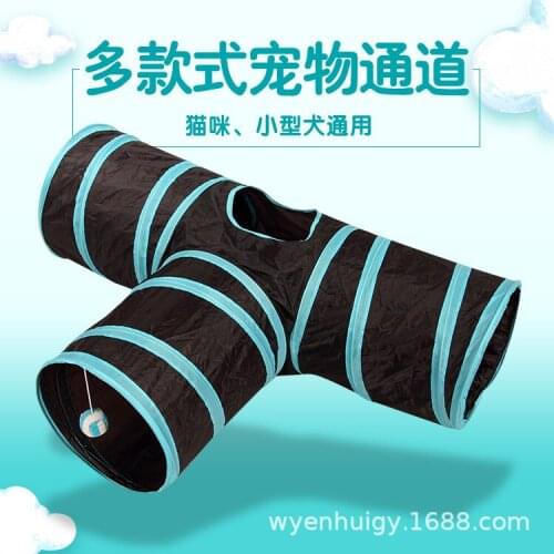 Pet Cat Tunnel Funny Toys for cats Foldable Cat Toys Interactive Cat Rabbit Animal Play Games Tunnel Chat Pet Product