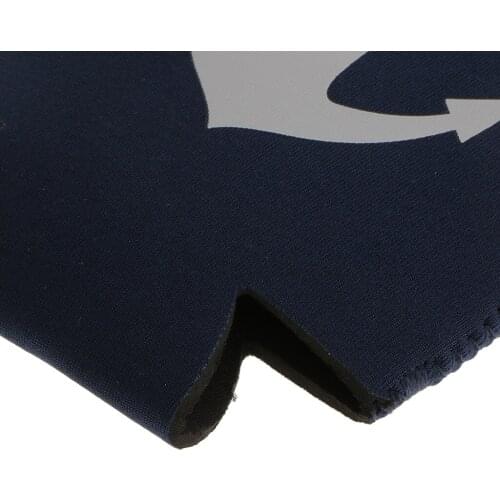 2pcs Nautical Anchor Pattern Soda Bottle Tin Can Cooler Sleeve Holder Party Favor