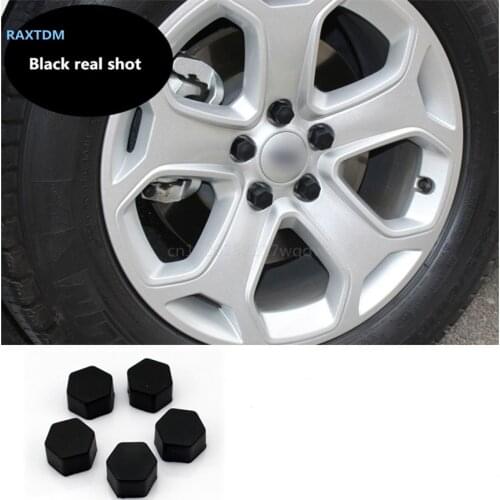 20Pcs Silicone Car Wheel Hub Screw Cover Nut Caps for Peugeot RCZ 206 207 208 301 307 308 406 407 408 508 2008 3008 4008 5008