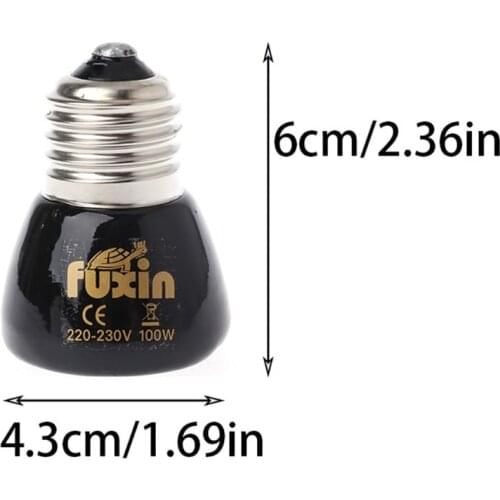 2021 New Far Infrared Ceramic Emitter Heating Light Lamp For Pet Reptile Back