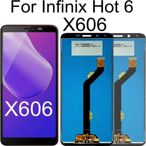 6.0" LCD For Infinix Hot 6 X606 LCD Display Touch Screen Digitizer Assembly Replacement For Infinix Hot6 LCD Display