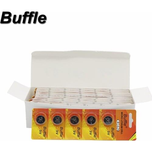 Buffle 50pcs/10cards CR1620 1620 ECR1620 Cell Battery Coin Battery battery For Watches