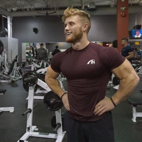 Summer T-shirt Men 100% Cotton T Shirt Casual Mens Bodybuilding Singlets Shirts Fashion Gyms Tops & Tees Clothing