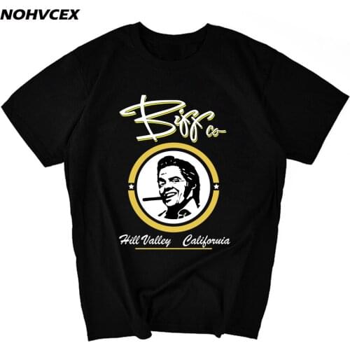 Science Fiction Movie Back To The Future Subject Round Collar Summer Leisure Mens T-Shirt