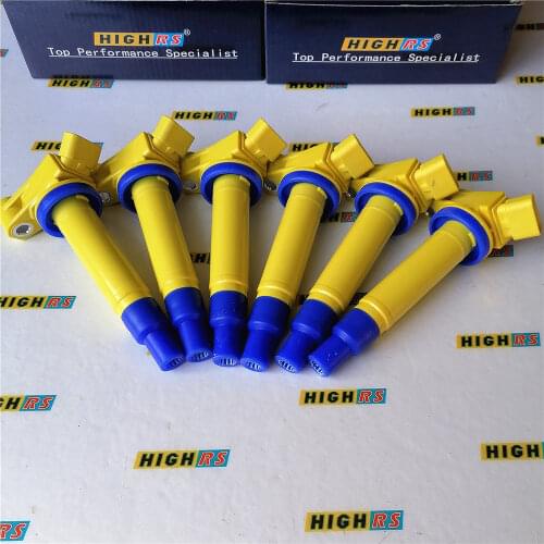 PERFORMANCE IGNITION COILS Coil plug ES300 RX300 Avalon Camry Highlander Sienna 3.0L 1MZFE 1MZ-FE 90919-02234 set of 6 pcs