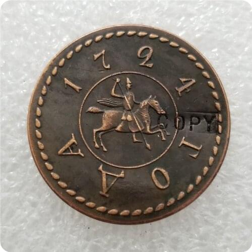 1724 Russia COPPER COIN COPY commemorative coins-replica coins medal coins collectibles