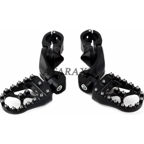Motorcycle Universal 32mm Adjustable Highway Footrest For Honda Kawasaki Suzuki Yamaha Harley Engine Guard Foot Pegs Footrest