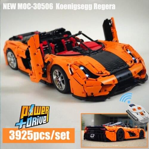 2019 new moc-30506 Technic RC Koenigsegg Regera PDF Instructions Building Blocks Toy Kit DIY Educational Children Birthday Gift
