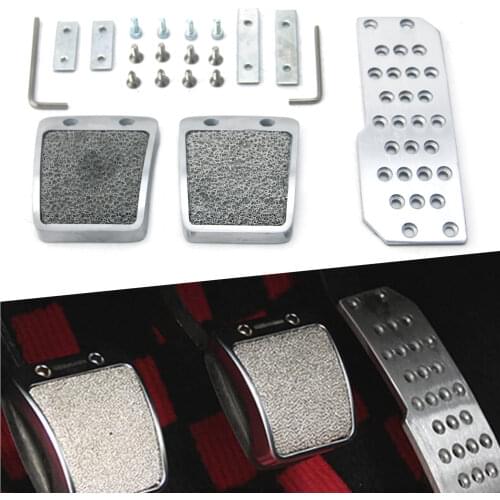 Racing Mugen Pedals Car Foot Rest Accelerator Footboard Throttle Brake Clutch Treadle For Honda Accord Civic CRX Del Sol