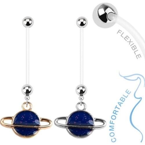 12PCS Sexy Sun Star Dangle Belly Button Rings Pregnant Navel Piercing Surgical Steel Belly Bars Body Jewelry Piercing Barbell