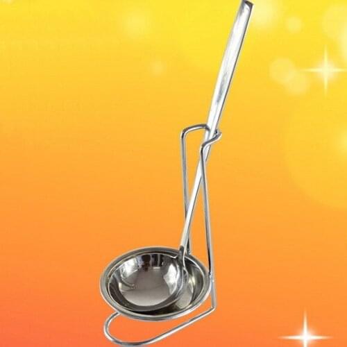 Stainless steel soup pot shell frame rack creative kitchen colander spoon special storage dish spoon plate rack