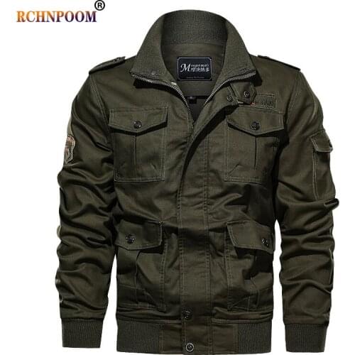 RCHNPOOM Men's Jackets Pilots