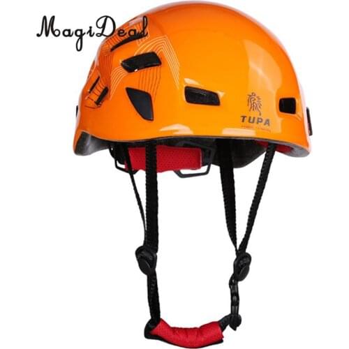 Rock Climbing Mountaineering Helmet Men Women Outdoor Rappelling Tree Arborist Roofing Head Protective Hat Adjustable
