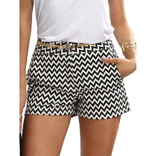 Bigsweety New Fashion Plaid Shorts Woman Shorts Summer Black And White Mid Waist Casual Pocket Straight Shorts Hot Sale