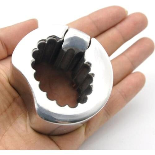 Sainless Steel Scrotum Bondage Ball Stretcher Pendant Metal Cock Ring Adult Sex Toys For Men Testicles Cbt BDSM Penis Ring