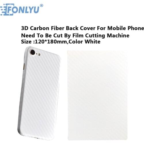 FONLYU 120*180mm 3D Carbon Fiber Film For Film Cutting Machine DIY Sticker Mobile Phone Repair Tools 50pc/lot Free Shipping