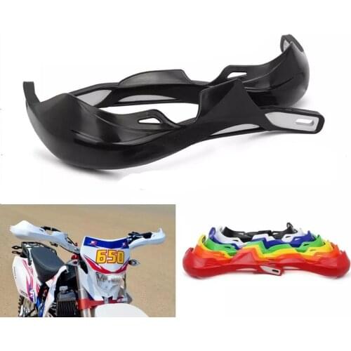 ABS Motorcycle Handguards Universal Handlebar Protector Aluminum Handguard For Decoration Protecting-Black