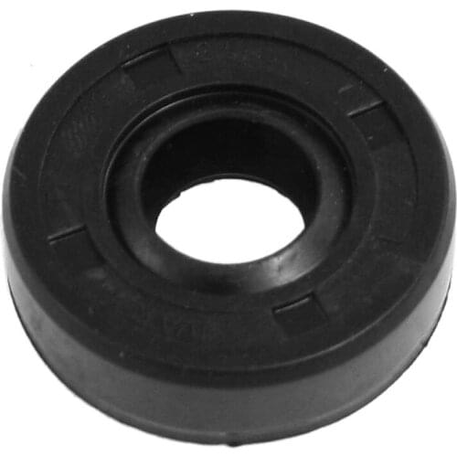 Uxcell 10mm x 25mm x 7mm Steel Spring NBR TC Double Lip Oil Shaft Seal