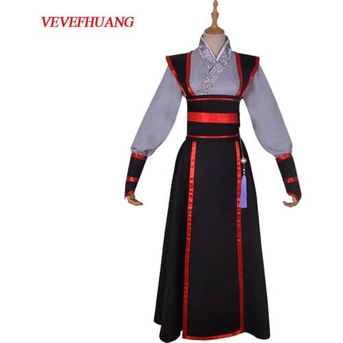 VEVEFHUANG Wei Wuxian Young Cosplay Grandmaster of Demonic Cultivation Cosplay Costume Wei Wuxian Mo Dao Zu Shi Costume Men