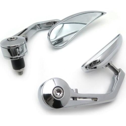 Aftermarket free shipping motorcycle parts fit for Honda/Suzuki/Kawasaki/Yamaha/Harley for any 7/8" or 1" diameter handle CHROME