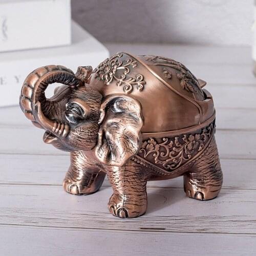 1pc Elephant Shape Ashtray Creative Household Ashtray Cigarettes Ash Holder