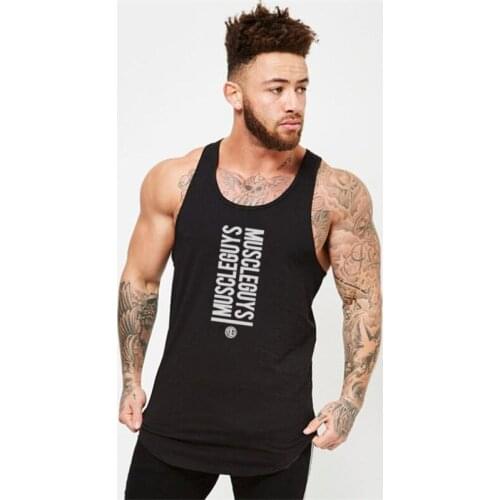 2021 New Men Bodybuilding Cotton Tank top Gyms Fitness Hooded Vest Sleeveless Hoodie Casual Fashion Workout Clothing