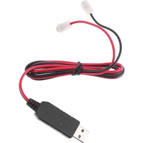 3.7V 18650 26650 Battery Eliminator 5V USB to 4.2V Magnetic Power Supply Cable E5BA