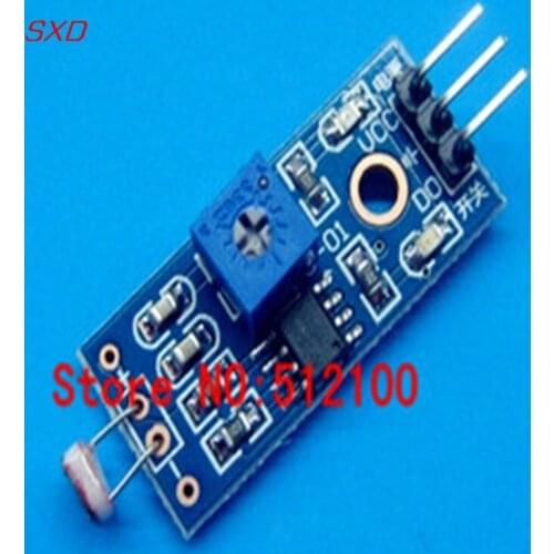Free Shipping 50Pcs (3 needle) Photosensitive brightness resistance sensor module Light intensity detect New